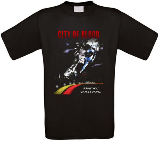 City Of Blood Horror Culto Camiseta de Todos los Tamaños Nuevos Unisex T-Shirt XXXL