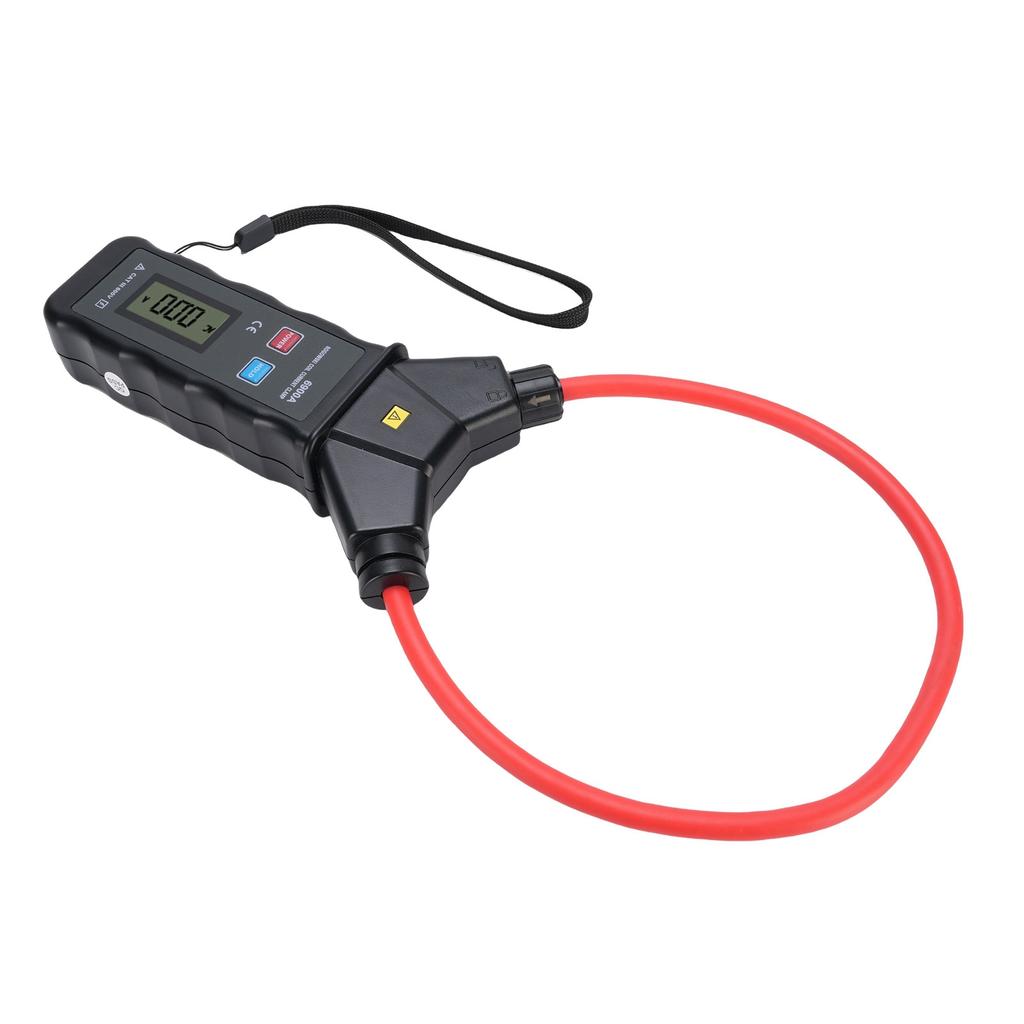 AC Current Flexible Clamp Meter 0 5000A 0 6000V Backlit LCD Display Flexible Coil Large Current Clamp Meter
