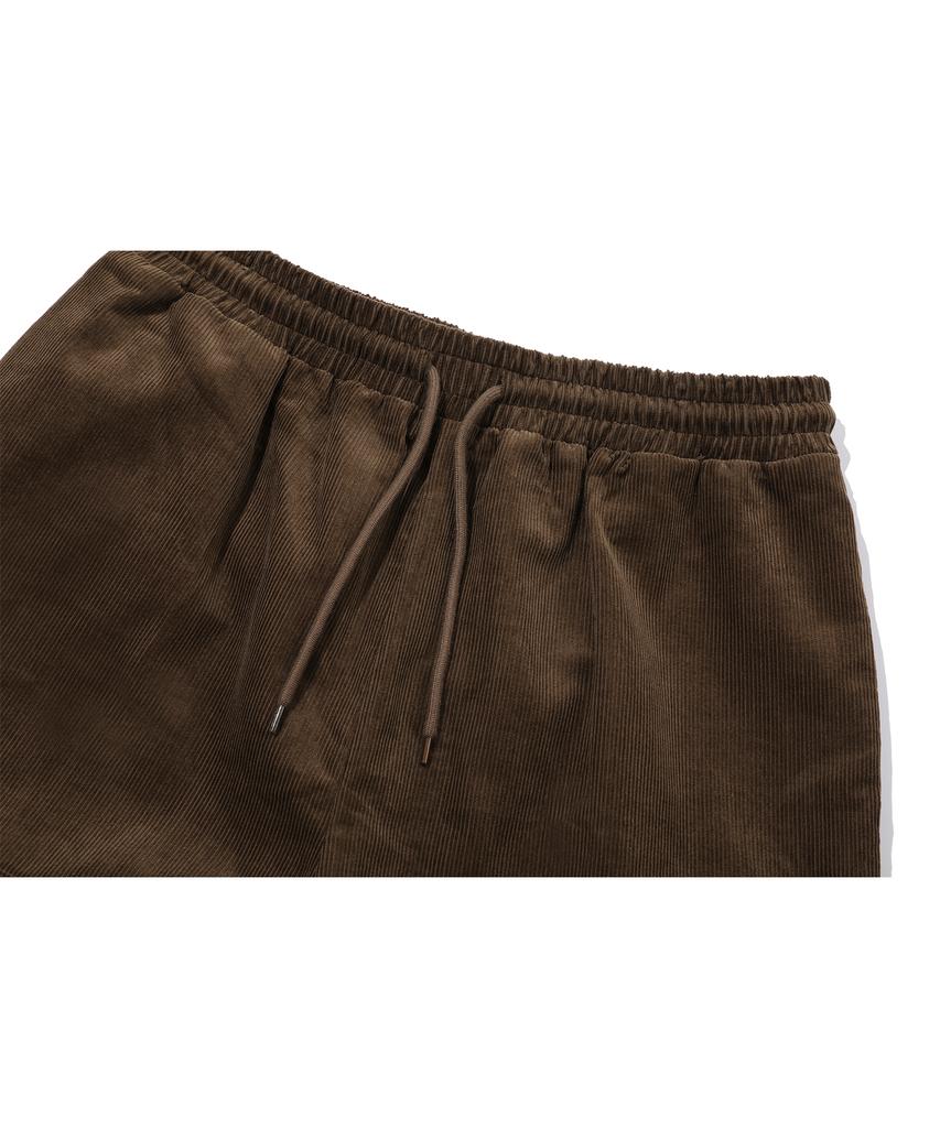 CPGN STUDIO Corduroy Wide Overcargo Pants Dark Brown