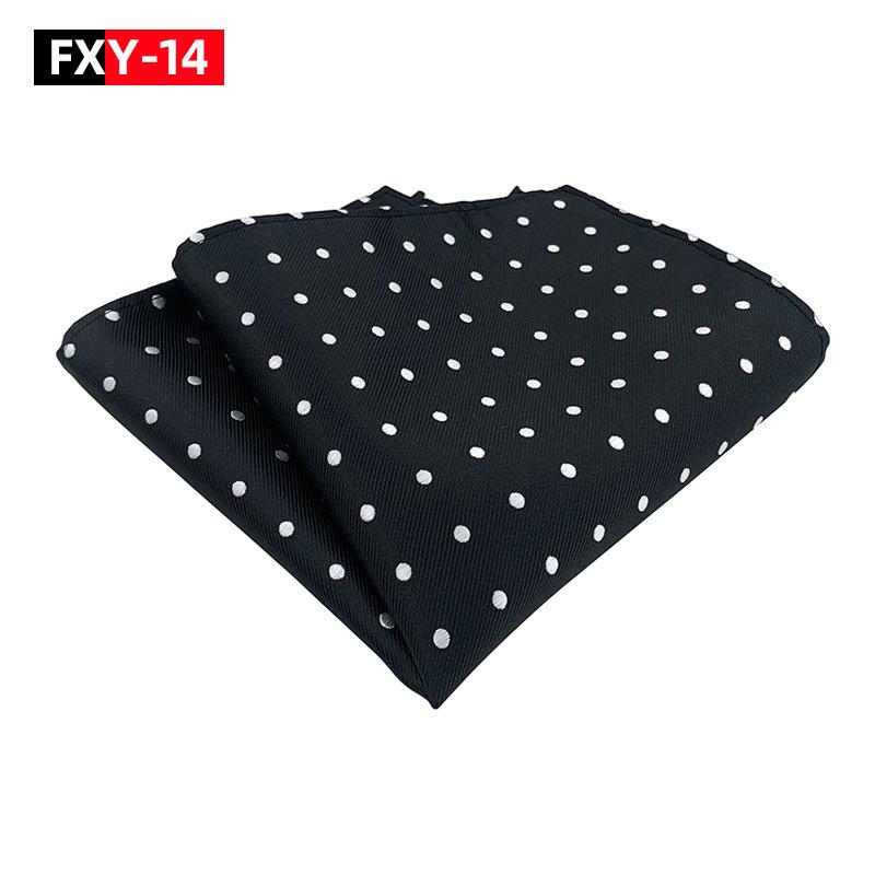 Men's Polka Dot Suit Handkerchief - Fashionable Square Pocket Scarf