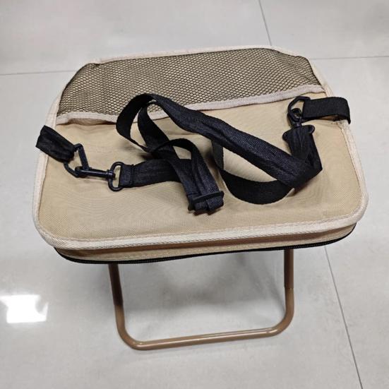 Mini Folding Stool with Carry Bag Portable Lightweight Heavy Duty Outdoor Camping Backpacking Beach Picnic Fishing Collapsible Chair Seat