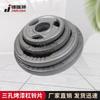 Jinrui Lion 10kg Three-Hole Cast Iron Barbell Plate