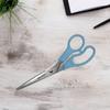 Durable Straight Scissors 8 Inch 3 Pack Stainless Steel Blades Lightweight For School Office Use Perfect For Left Right Hand
