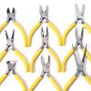 Yellow Color Stainless Steel Mini Pliers Tools Set Cutting Wire Plier Kits For Handcraft Beading DIY Jewelry Making Accessories