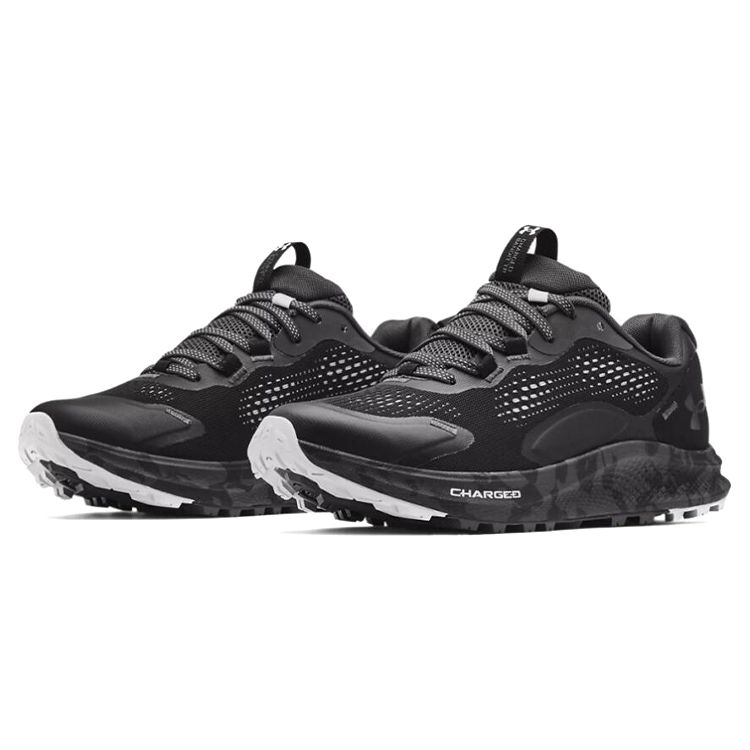 Under Armour Women's Charged Bandit Trail 2 Running Shoes Black Gray 3024191-001