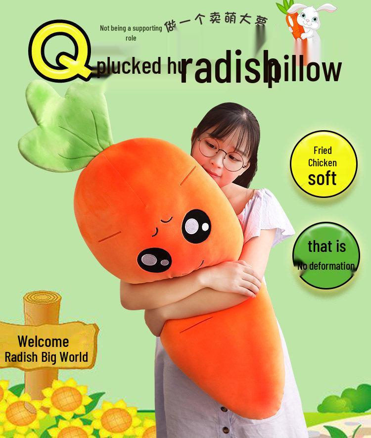 Adorable Carrot Plush Toy for Kids