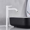 Tall Basin Sink Faucet Slim Black Chrome Bathroom Washbasin Water Mixer Tap Hot Cold Water Basin Crane Deck Mounted Bathroom Tap