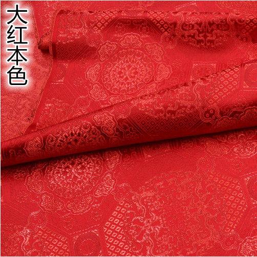 Thick Chinese Brocade Fabric With Dragon Pattern Material For Sewing 100% Polyester DIY Gift Box Sewing Packaging Cloth