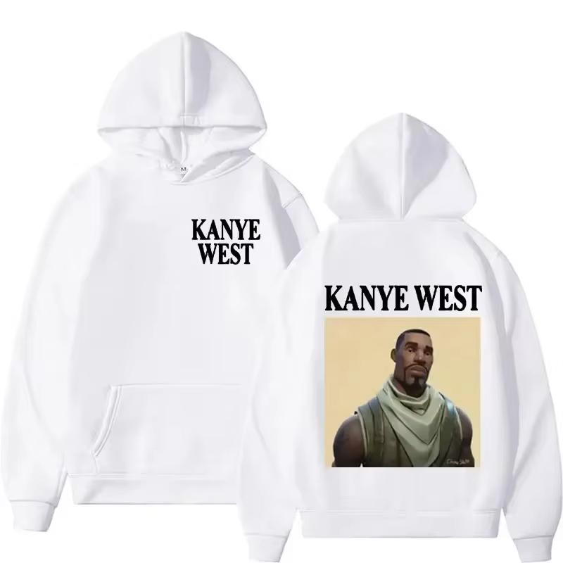 Funny Kanye West Meme Hoodie Men's Vintage Hip Hop Rap Style Hoodies Men Women Fashion Oversized Pullovers Sweatshirt Streetwear