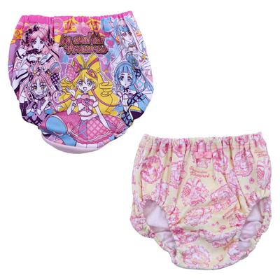 Bandai Kimi To Idol Premium Color Pattern B Assortment [Airin] PreCure Shorts, 2-Piece Set, (Glitter), Girls'
