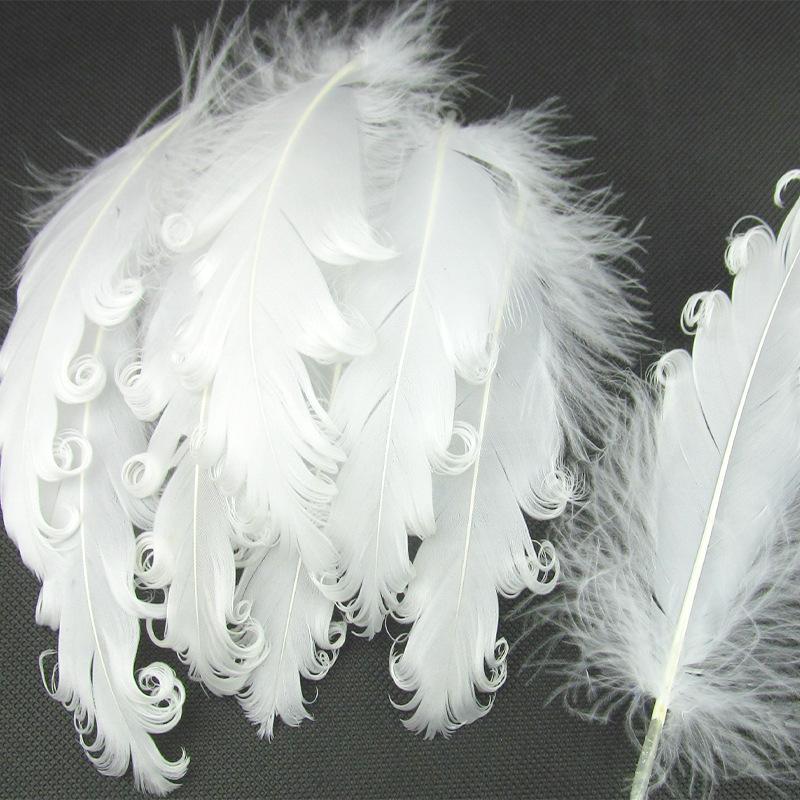 Diy Handmade White Large Fluttering Feather Accessories Accessories Hats Clothing Luggage Accessories