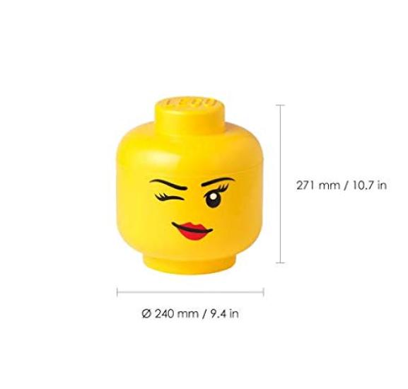 Room Copenhagen Lego Storage Winky Winking Head, Large,