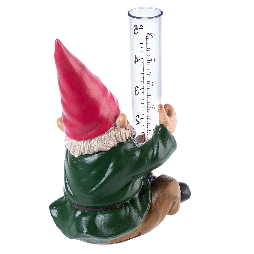 KADAX Deszczomierz miernik Opadu Deszczu Sumator Opadów Dekoracyjny Ogród Krasnal