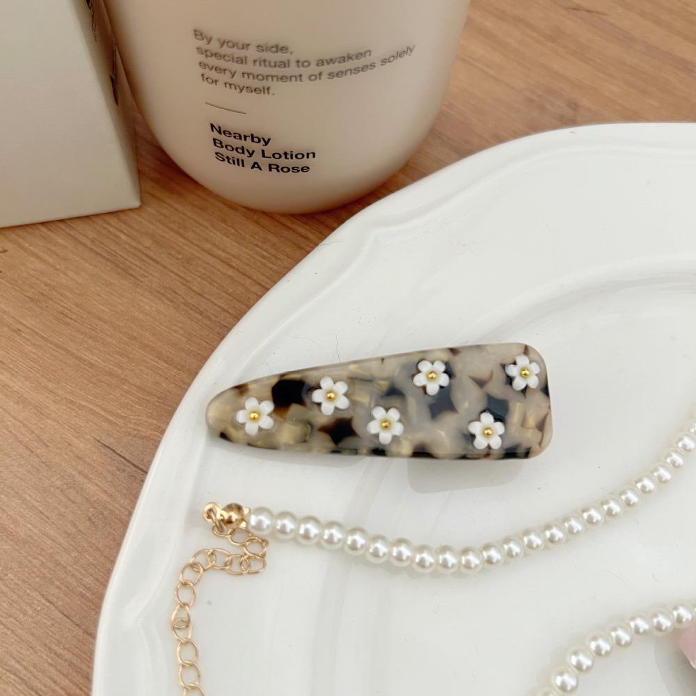 Vintage Flower Hair Clip Colorful Cute Duckbill Clip Fashion Sweet Barrettes Girls