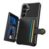 ZM03 For Samsung Galaxy A35 5G Case Card Slots PU Leather+TPU Phone Cover