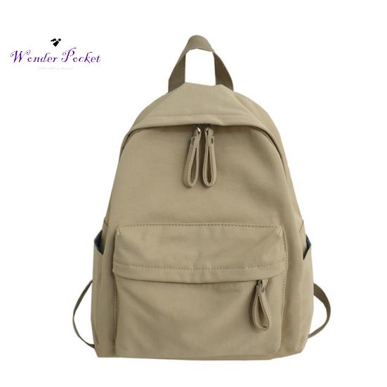 Rucsac pentru studenți, portabil, de mare capacitate, de culoare solidă, ocazional, bărbați, femei, adulți, ghiozdan, ghiozdan, rechizite școlare