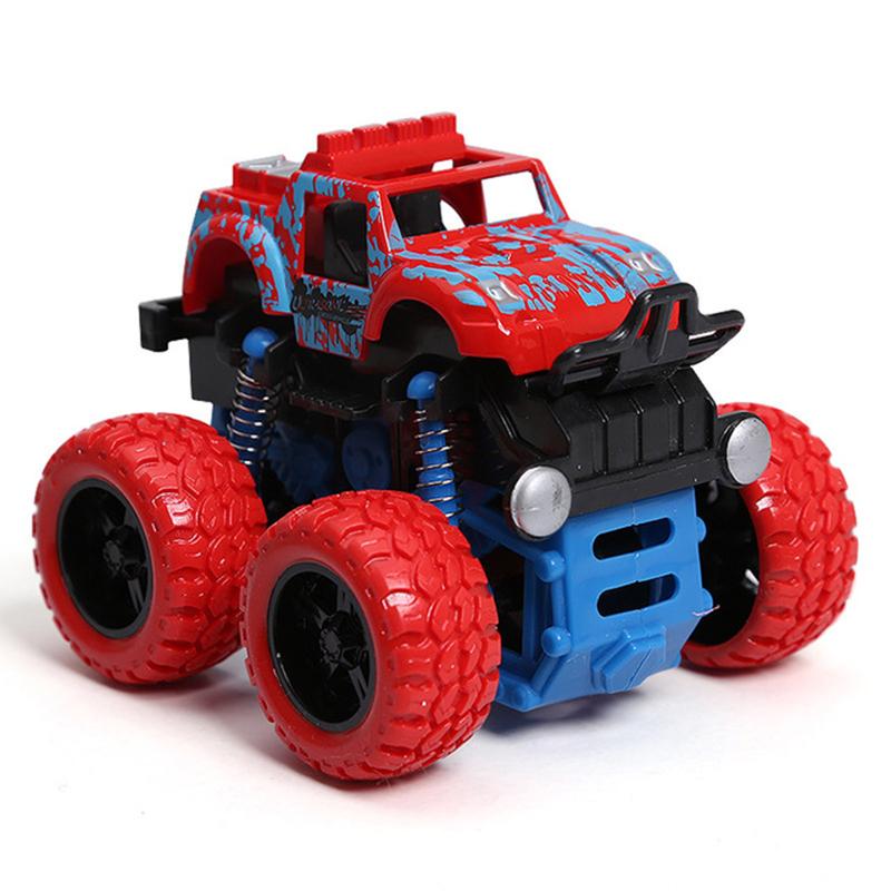 Inertial Off-Road Vehicle Pullback Children Climbing Car Plastic Friction Stunt Car Juguetes Carro Toys for Children Boys Gift