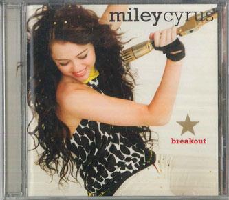 CD MILEY CYRUS - Breakout  AVCW13102 HOLLYWOOD 2008 Japan Pop Used