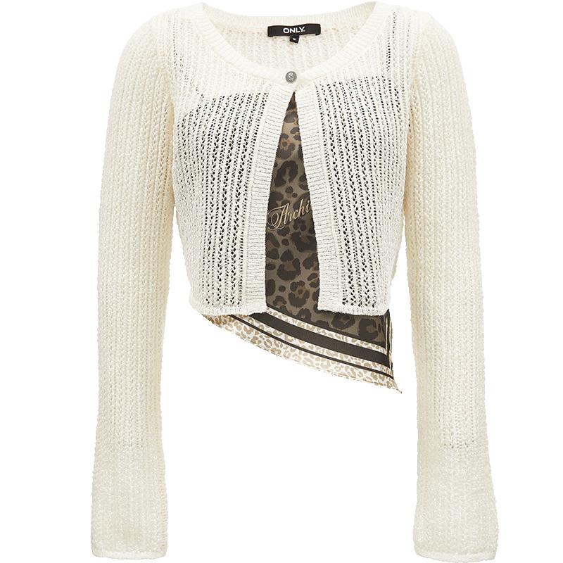 ONLY Women s Versatile Lace Long-Sleeve Top S