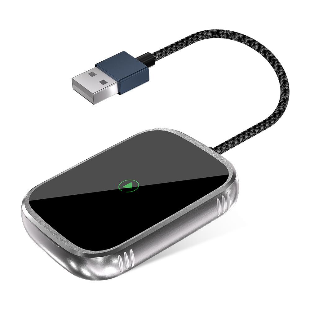 

Универсальный беспроводной адаптер CarPlay & Android Auto для оригинальных автомобильных систем серый