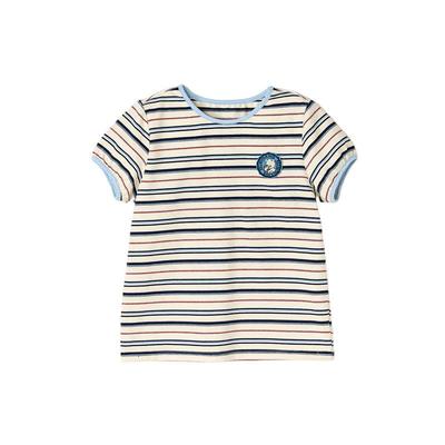 Deesha Girls' Striped Short-Sleeve T-Shirt