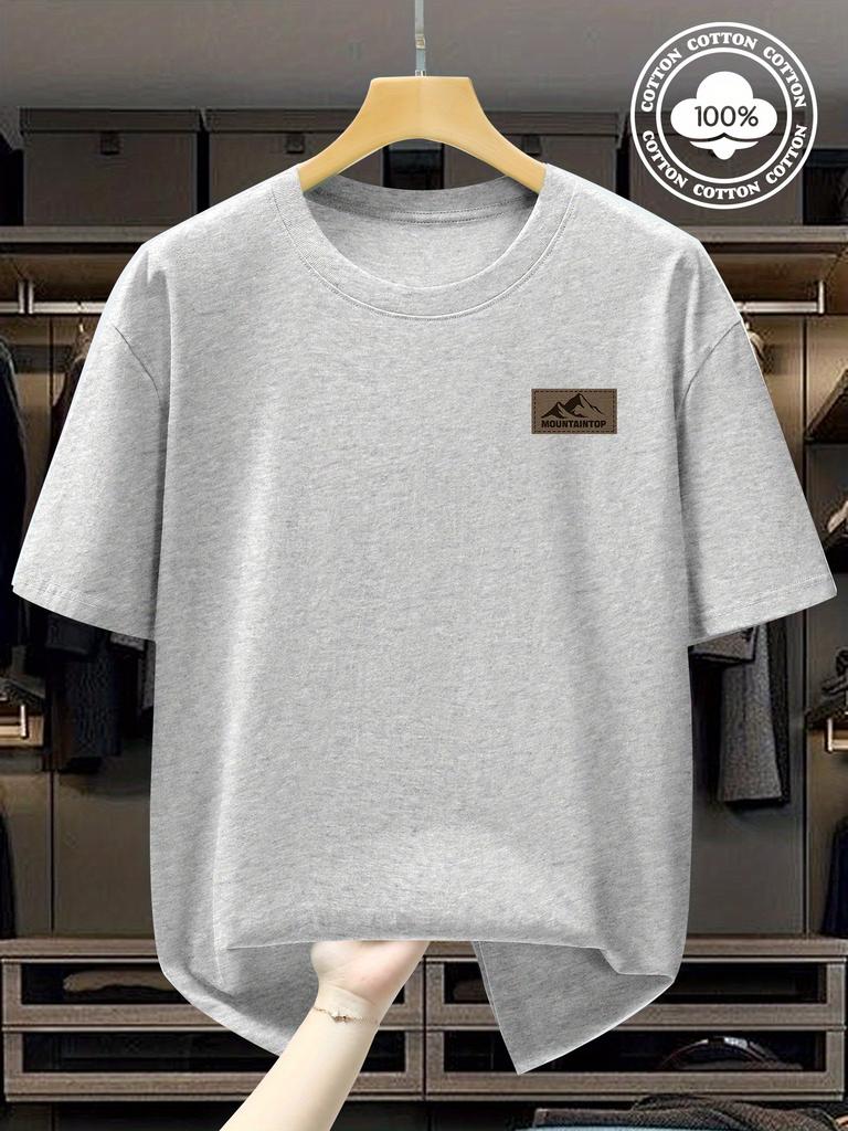 Simple Creative Fashion Print 100 Cotton Trendy Men Women Tshirt Summer Autumn Daily Outdoor Sports Casual Loose Short Sleeve