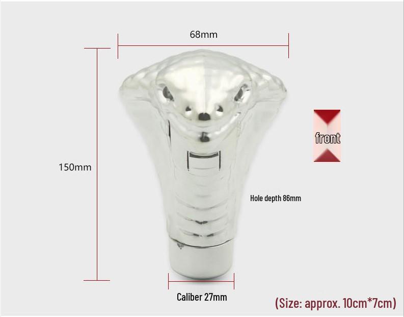 Car Cobra LED Gear Shift Knob - Snake Head Design
