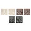 2x Wooden Wall Art Decor Wall Decoration Stylish Wall Sculptures Geometric Ornament for Living Room Bedroom Farmhouse Kitchen