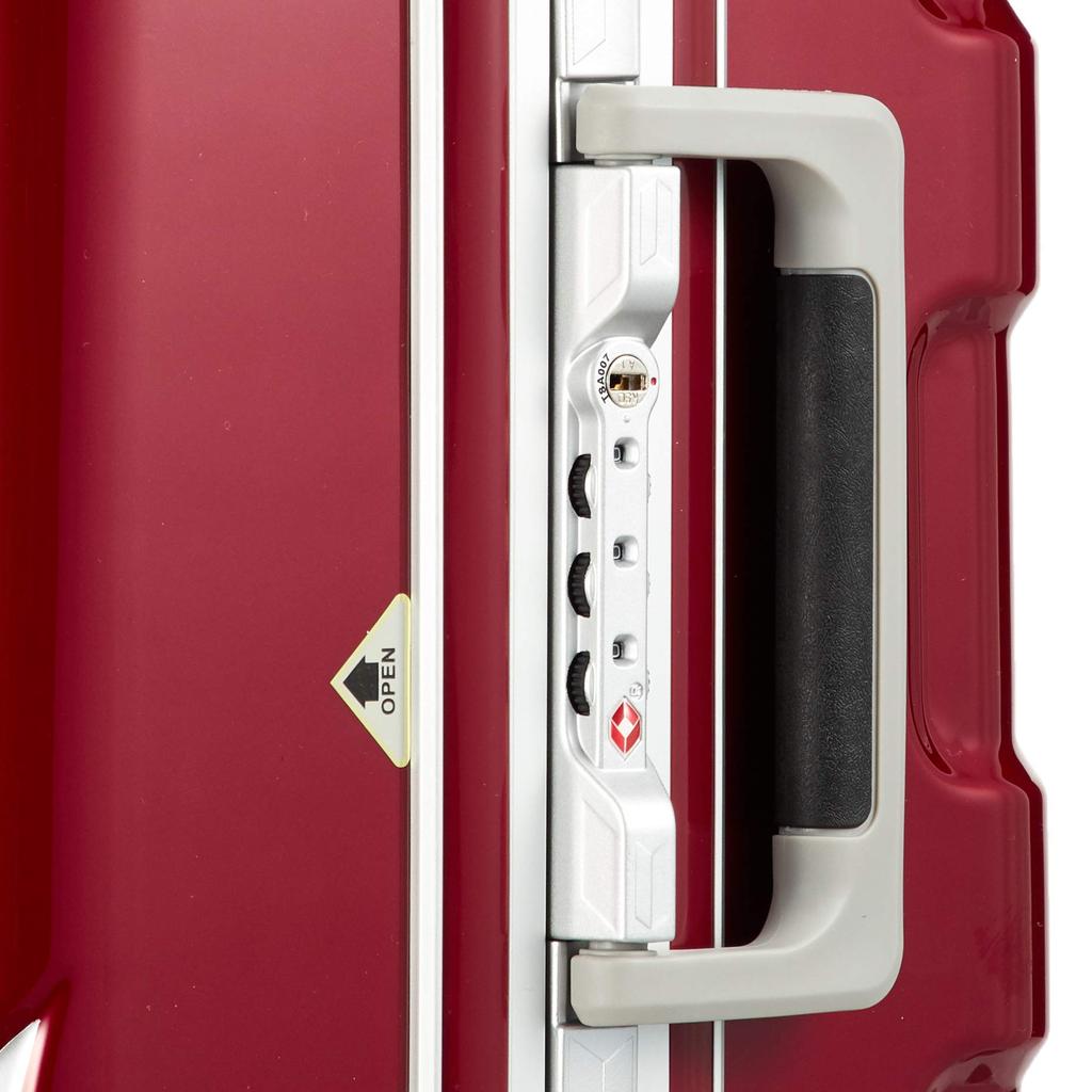 Suitcase Hard Carry Kabuki 34L Red [A.L.I.] Carry-On 3.6kg