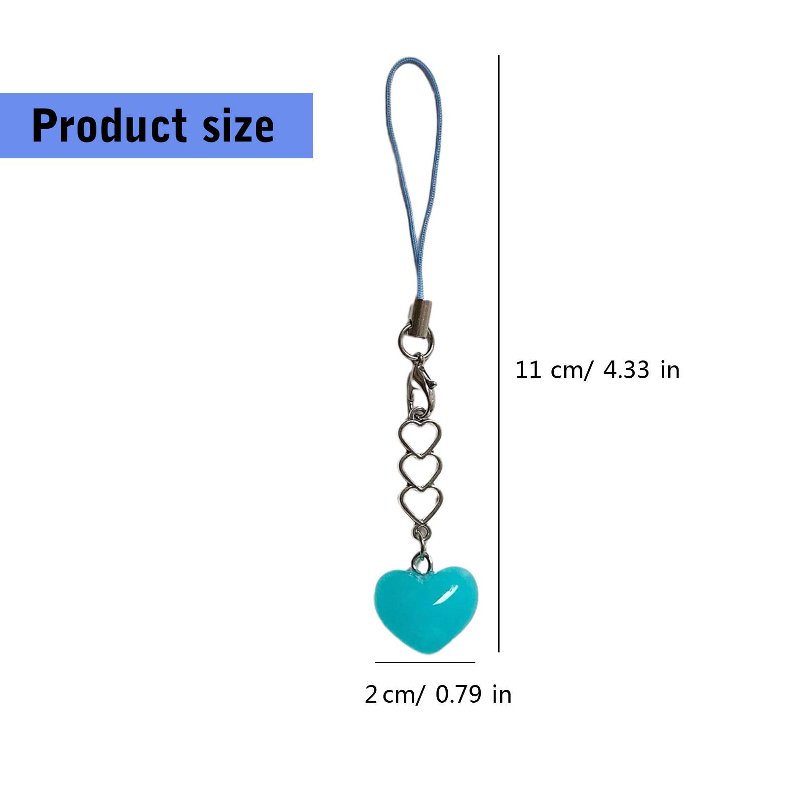 Стильный брелок в виде сердца с любовью — фото 9