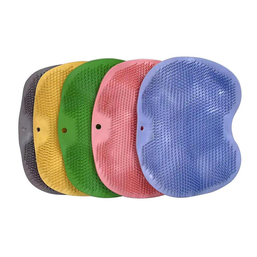 Lazy Person's Foot Scrubber & Massager Mat Home Bathroom Foot & Back Scrubber Non-Slip Foot Mat