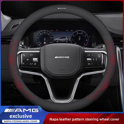 Car Steering Wheel Cover Breathable Anti-slip Accessories For Mercedes Benz AMG E S C A B Class GLC GLE GLS CLA CLE CLS GLA GLB