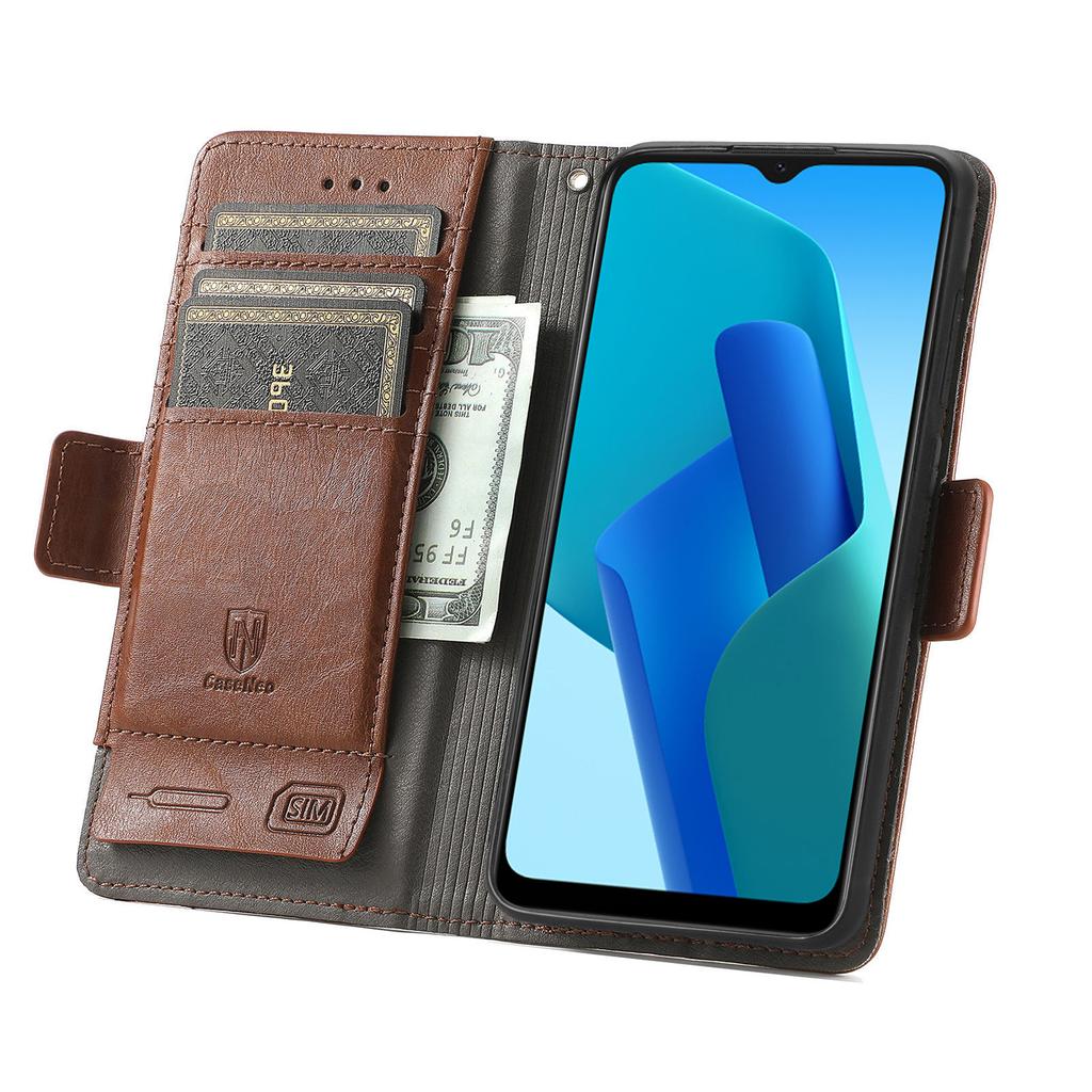 Multifunctional Magnetic Flip Cover Leather Case for Oppo series.Realme 6/10/11/C15/C35/Oppo A53/A38/A57/A58/Reno10...Where Fashion Meets Function