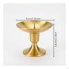 Elegant Candlestick Holder with Bowl | Classic, Brass Holder, for Altar