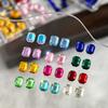 120Pcs/Box Colorful 3D Nail Art Rhinestones Flat Back DIY Nail Art  Manicure Accessory