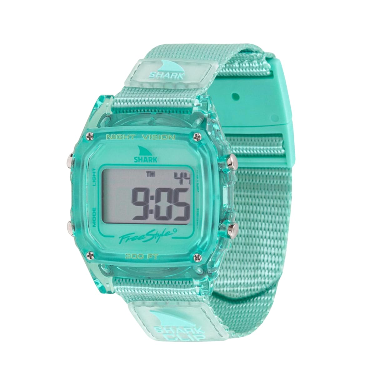 

Фристайл Серф 10 АТМ Водонепроницаемые Подводная Кнопка Идеально для Серфинга и Морской SHARK CLASSIC Официально Делает Отличным Подарком Часы, Устойчивые, Цифровые,