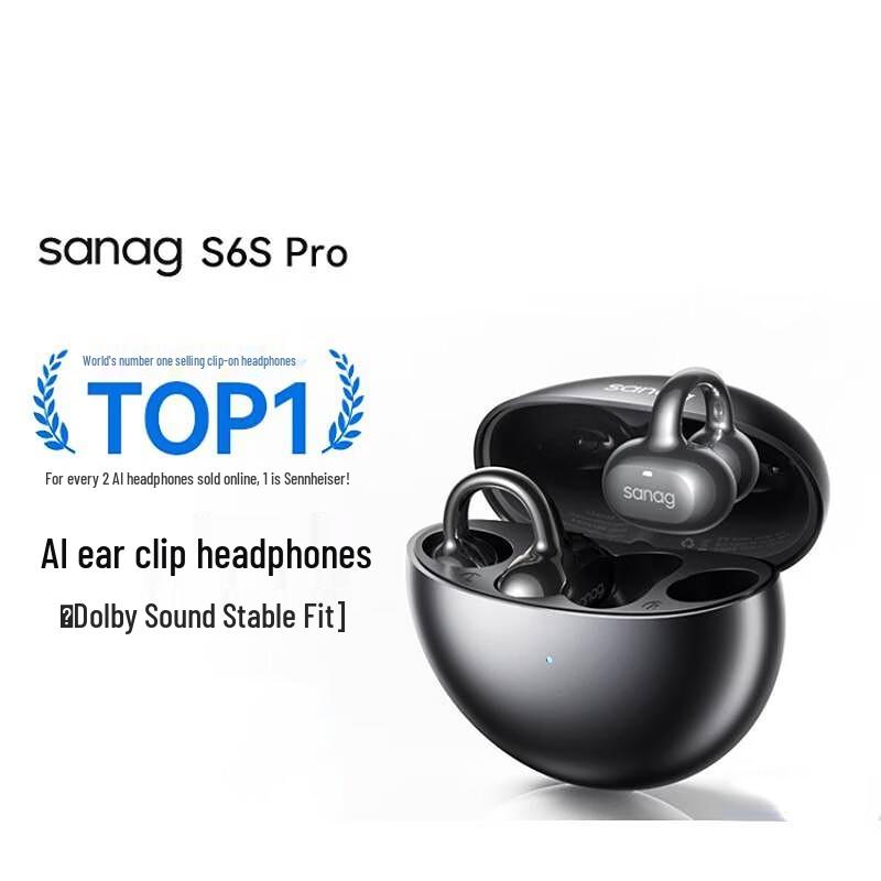 

SANAG S6SPro Open-Ear Clip Wireless Sport Earbuds