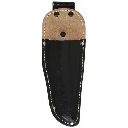 Kozuchi Black Split Leather Pruning Shears Case, Embossed, ST-11