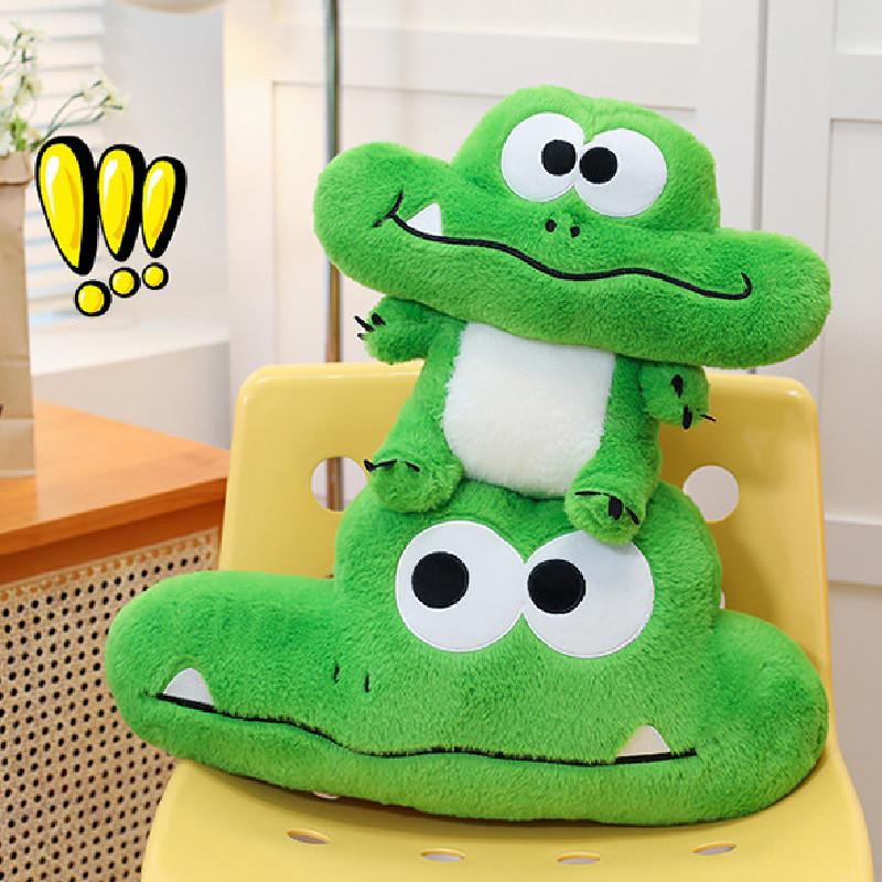 Extra Large Funny Crocodile Pillow Soft Plush Toy Adorable Alligator Cushion For Home Decor