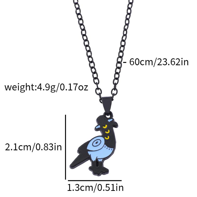 Colar com Pingente de Personagem de Desenho Animado Caçadores de Demônios K-Pop Acessórios de Joalheria Presente