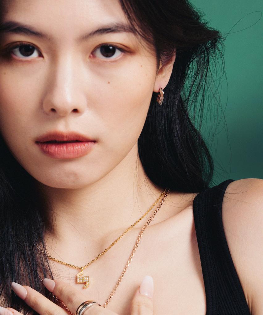 Valik [14K Gold] No.01 Diamond Pavé Necklace