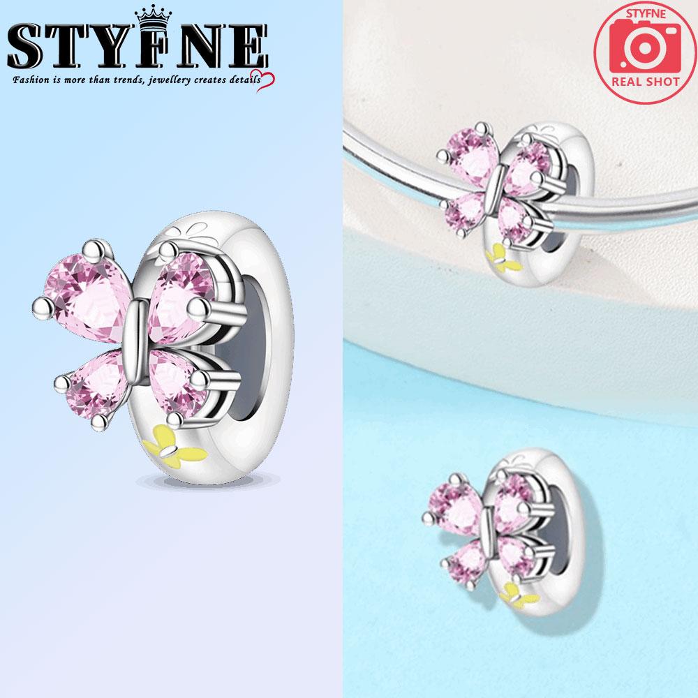 Copper Insect Butterfly Four Leaf Clover Charms Beads Fit Original Bracelet Necklace Fine Jewelry Women Diy Gifts