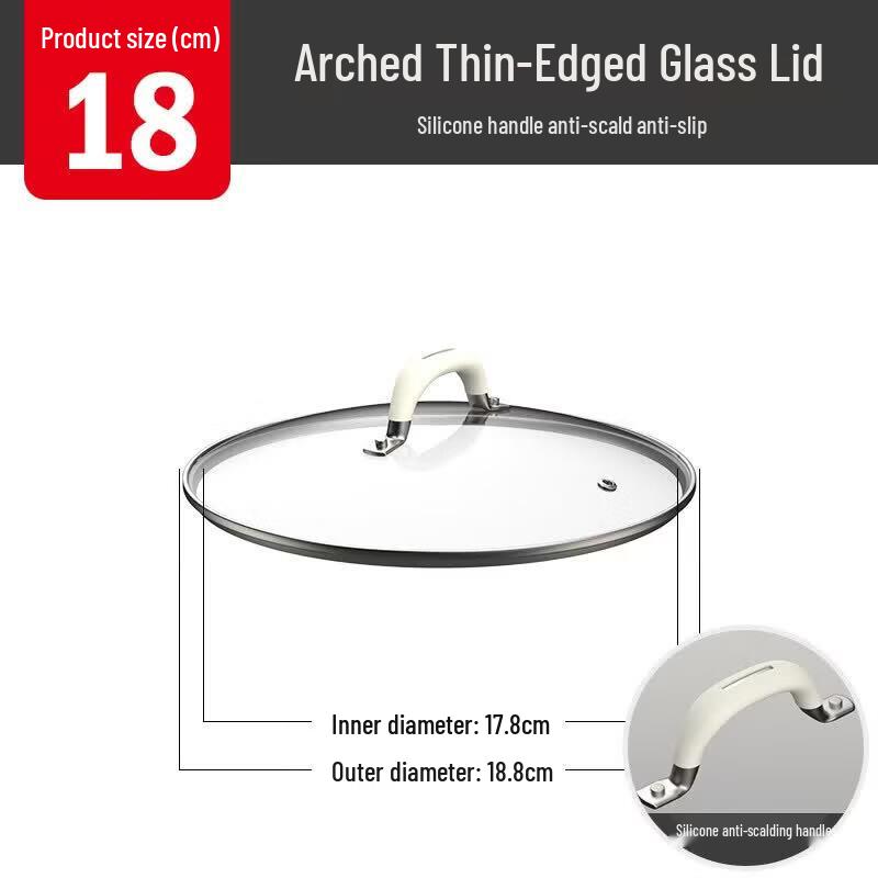 Universal Tempered Glass Pot Lid