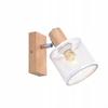 Ceiling Spotlight - NETTLIFE - E14 Ceiling Light - White Wood - 350° Adjustable - 1 Bulb