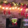 1Pc Christmas Wreaths Creative Front Door Decorations Christmas Home Decorating Props