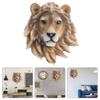 Wall Tiger Head Hanging Statues Hanging Lion Faux Ornament Sculpture Tiger Head Hanging