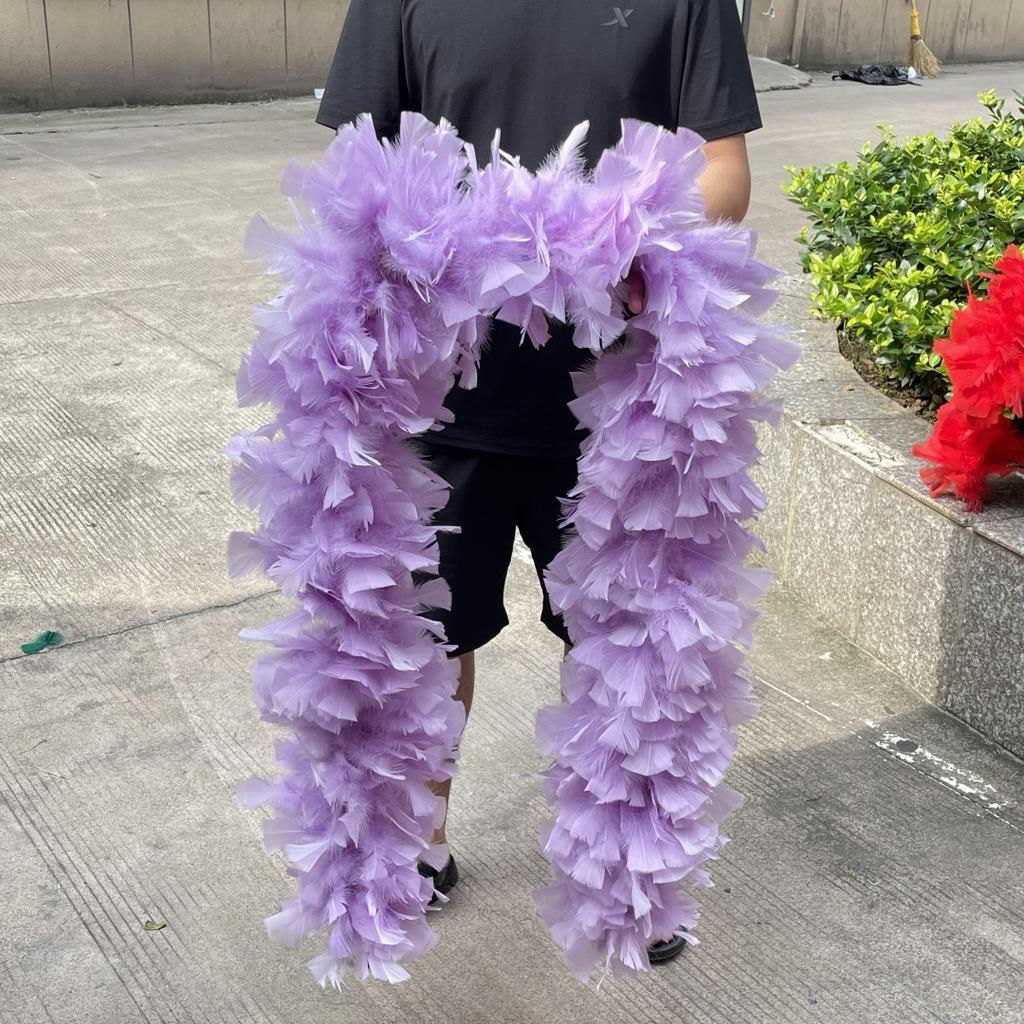 DIY 2 Yards Fluffy  Turkey Marabou Feathers Boa 200Grams White Feather for Crafts Wedding Party Christmas Decoration Plumes Shawl