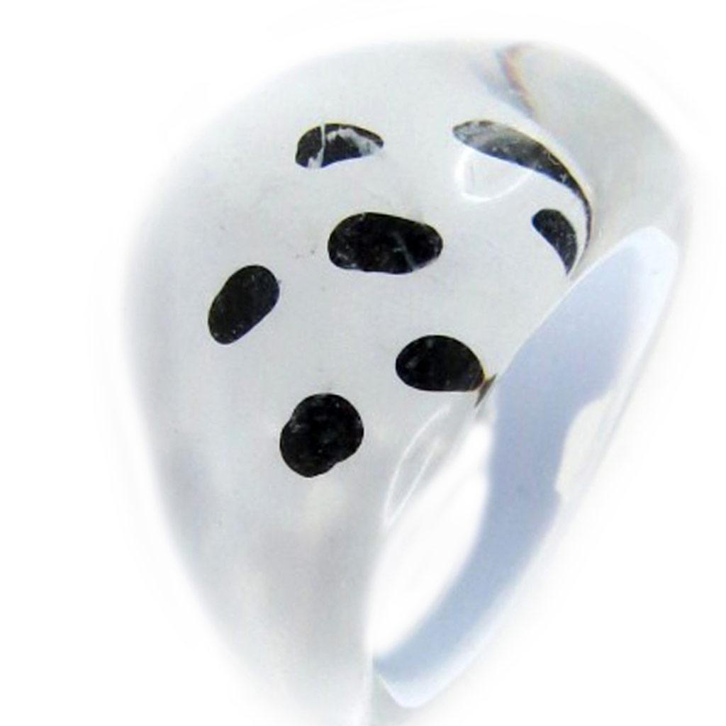 'Happy Days' Ring Hvit