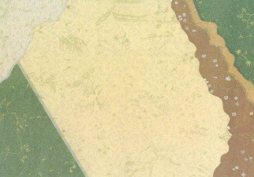 Kobaido Kana Ryoushi Iseshu (2) 50 sheets of half-sized paper (5 designs, 10 sheets each)