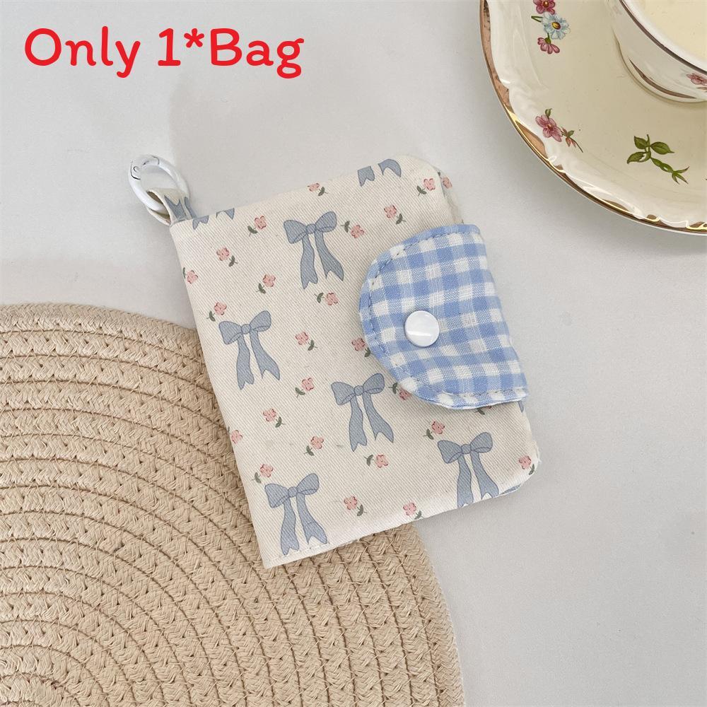 Modern Minimalist Coin Wallet With Polyester Fabric For Makeup And Card Storage